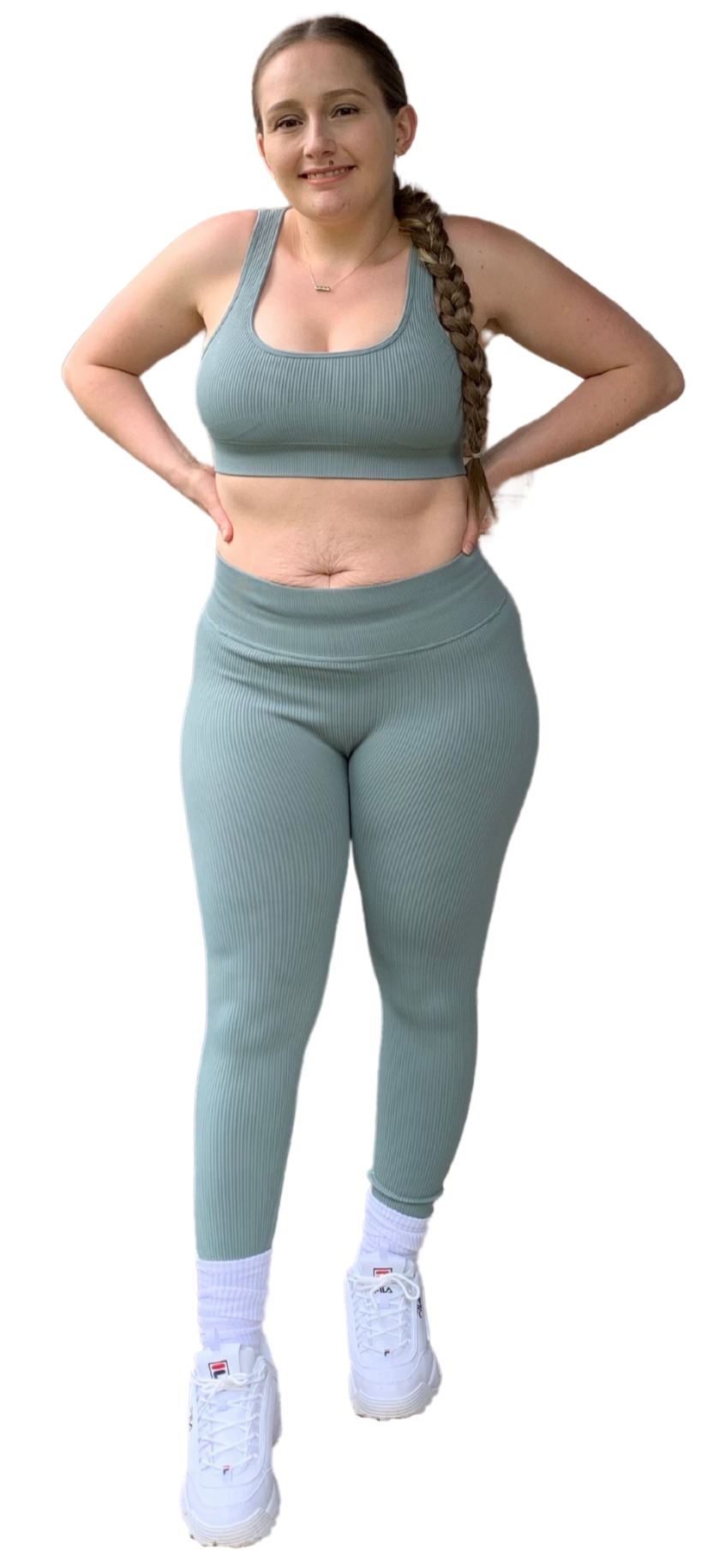 Confidence Leggings in Teal